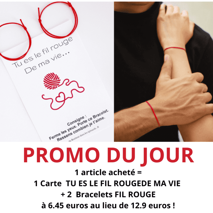 CARTE PERSONNALISEE + 2 BRACELETS