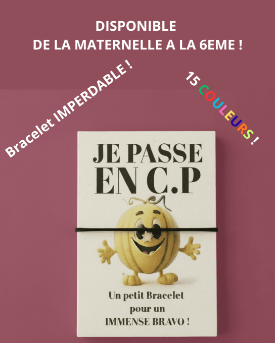 CARTE + LE BRACELET DE REUSSITE ETOILE