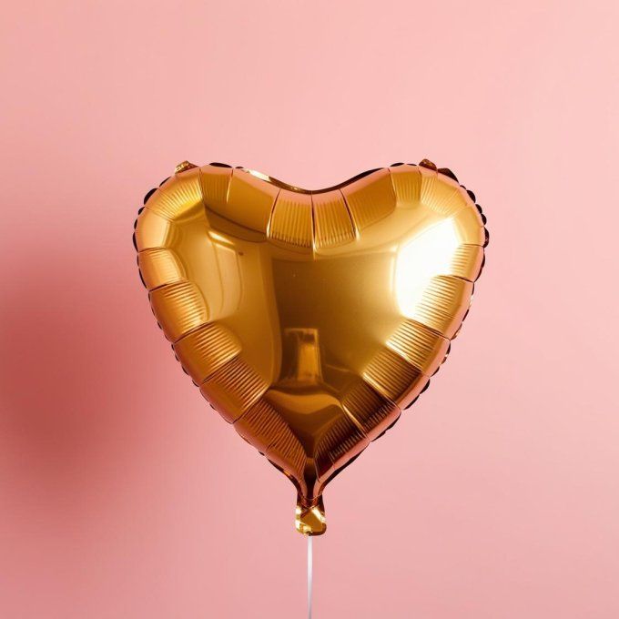 BOX COEUR + MESSAGE PERSONNALISE - Coloris au choix