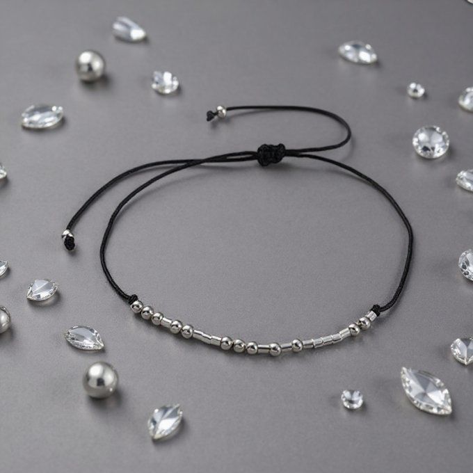 CARTE I LOVE YOU + 2 BRACELETS MORSE - R24