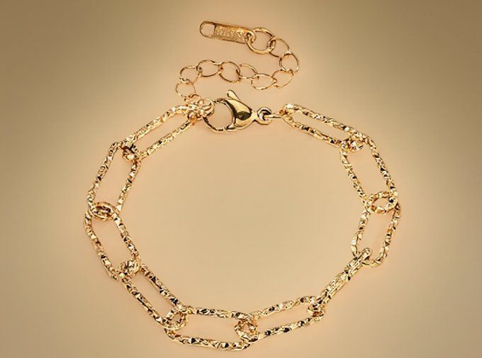 CARTE A MA SOEUR + BRACELET MAILLONS - doré ou argenté - F47 