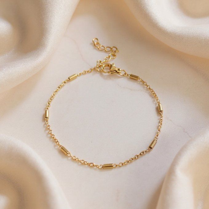 CARTE A MA FILLE + BRACELET doré ou argenté - F45 