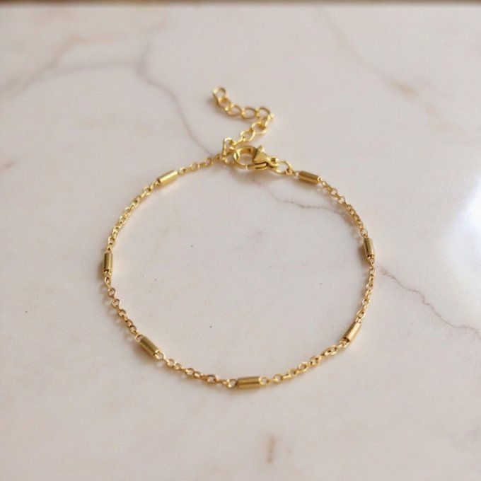 CARTE A MA FILLE + BRACELET doré ou argenté - F45 