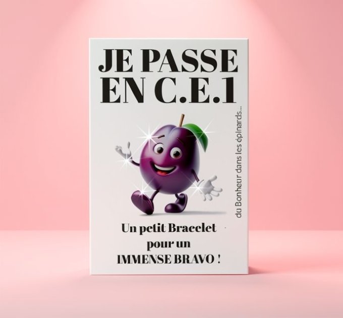 CARTE + LE BRACELET PASSAGE - DE LA MATERNELLE A LA 6IEME
