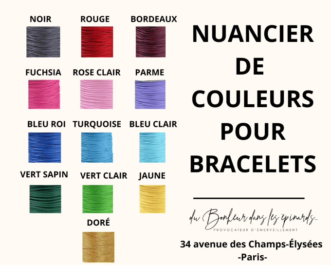 CARTE TU AS BONHEURISE MA VIE + 2 BRACELETS PERMANENTS - R43