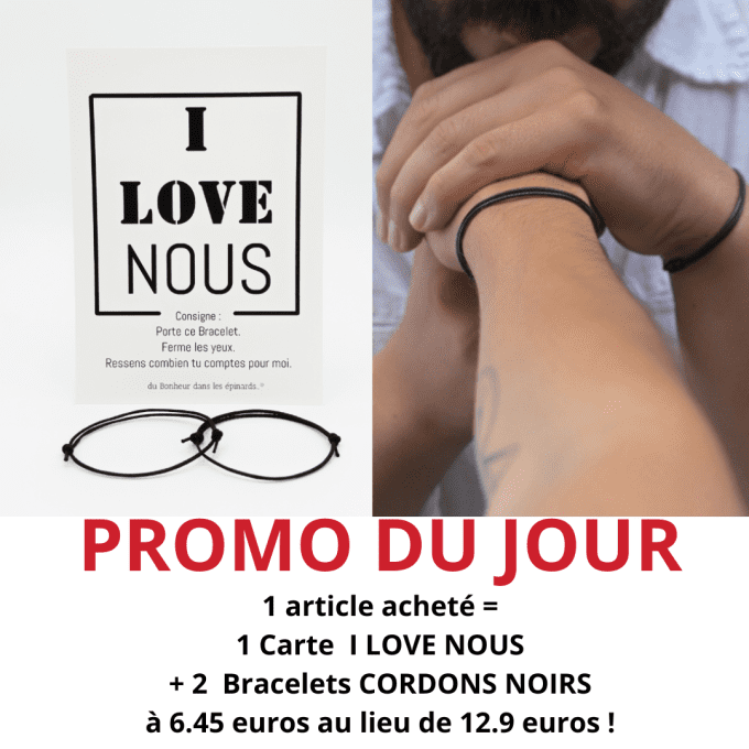 CARTE A-NOUS-VERSAIRE + 2 BRACELETS D'ANNIVERSAIRE