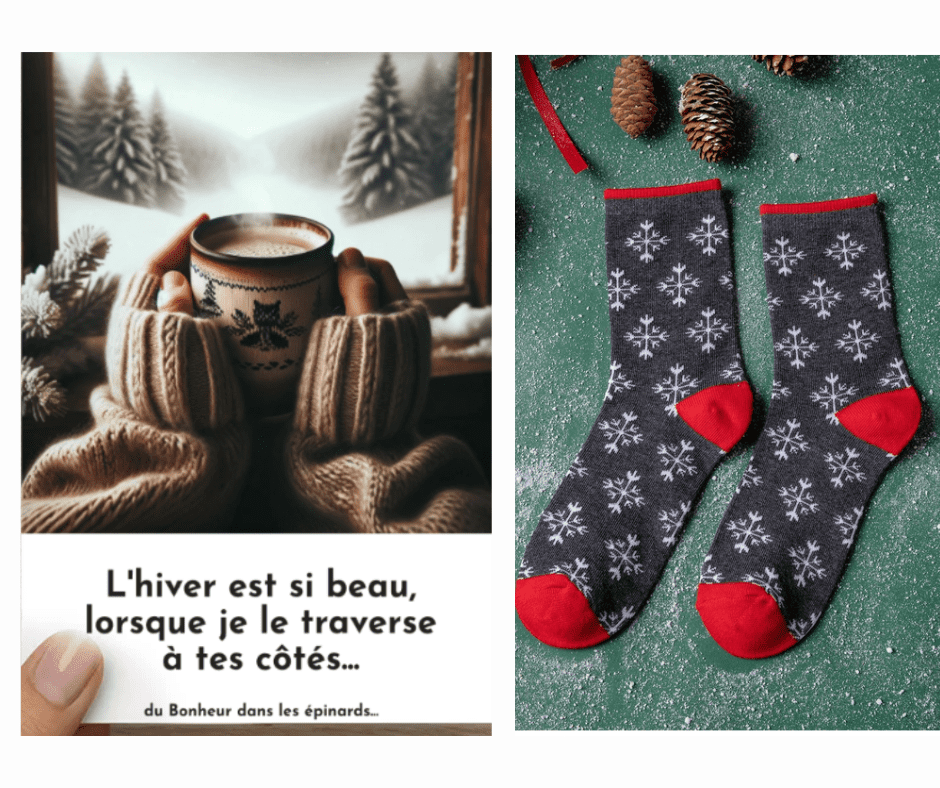 L'HIVER EST SI BEAU + CHAUSETTES HOMME - R64