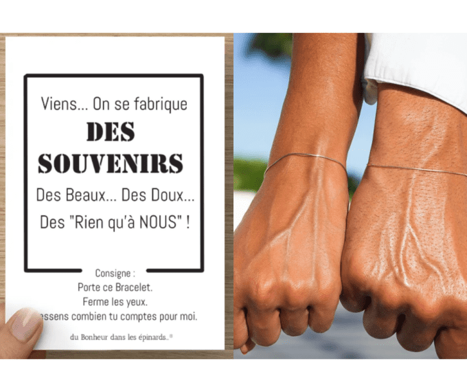 CARTE + 2 BRACELETS - VIENS ON SE FABRIQUE - R14
