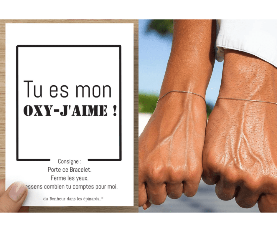 CARTE + 2 BRACELETS - TU ES MON OXY-JAIME - R47