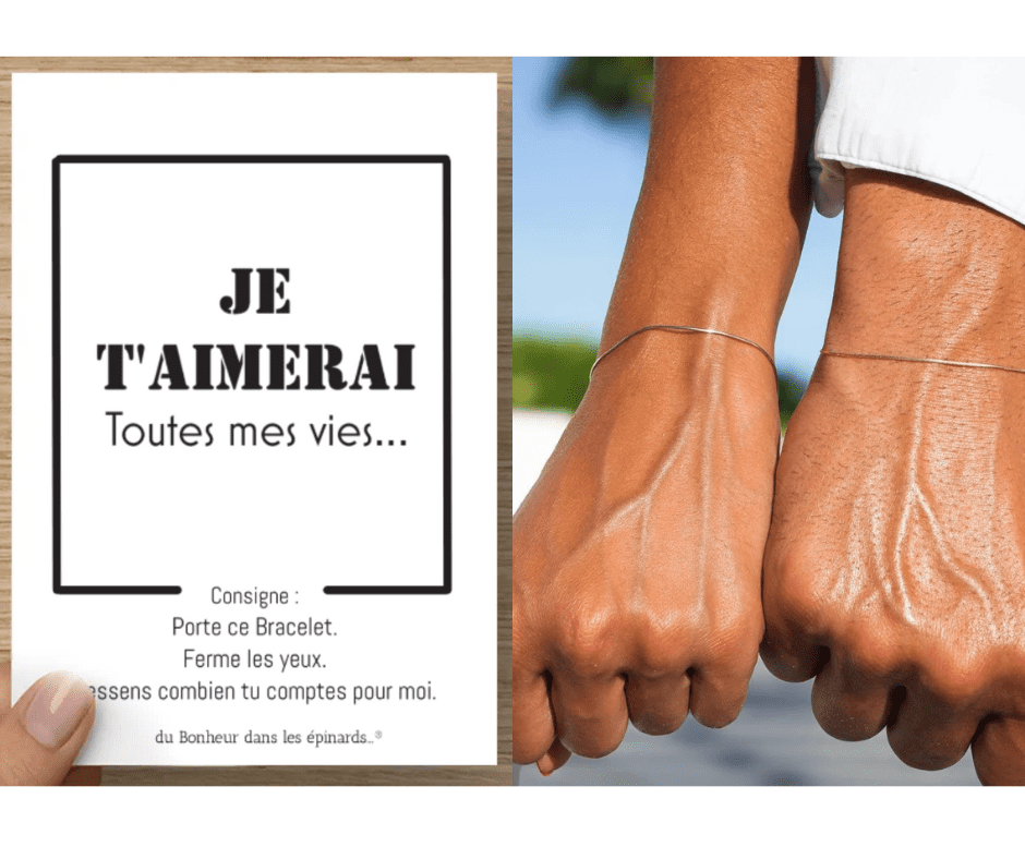 CARTE + 2 BRACELETS - TOUTES MES VIES - R53