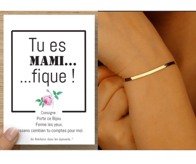 CARTE MAMIFIQUE + BRACELET SERPENTINE - F13