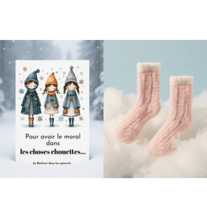 CARTE CHOSES CHOUETTES + CHAUSSETTES FEMME - S25