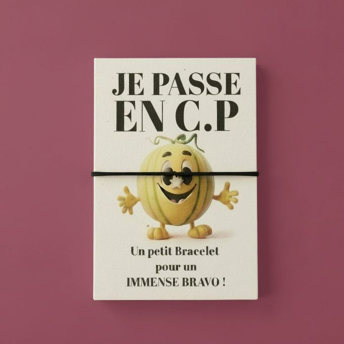 CARTE + LE BRACELET PASSAGE - DE LA MATERNELLE A LA 6IEME