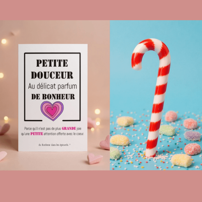 CARTE PETITE DOUCEUR + SUCRE D'ORGE - S29