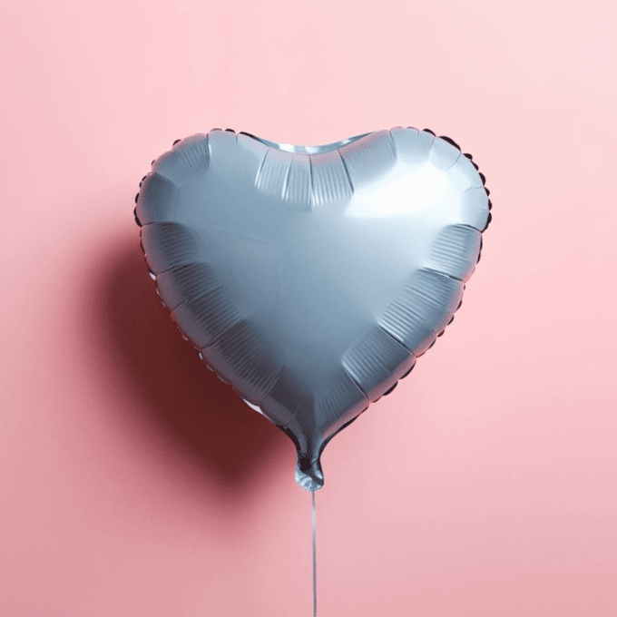 BALLON-BIJOU + MESSAGE PERSONNALISE - Coloris au choix