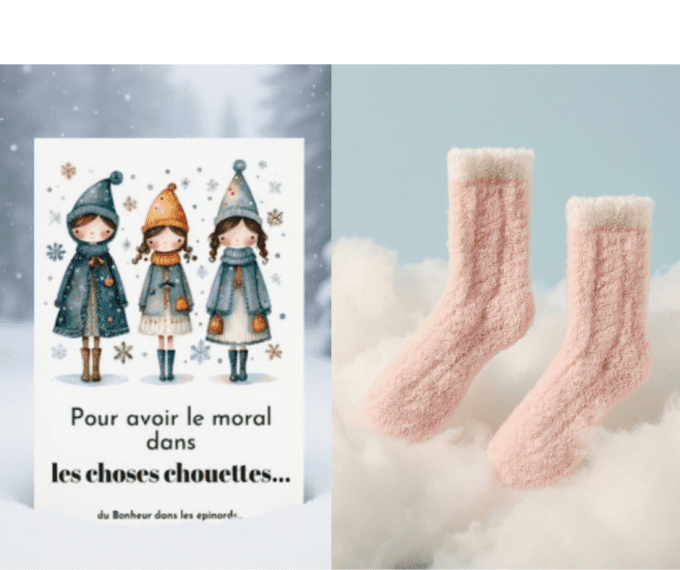 CARTE CHOSES CHOUETTES + CHAUSSETTES FEMME - S25