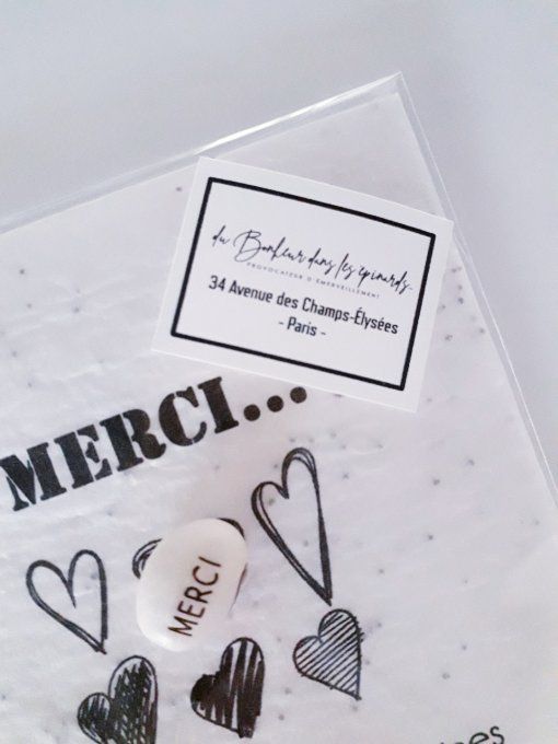 DUO MAGIQUE CARTE A PLANTER + GRAINE A PLANTER- MERCI - D10