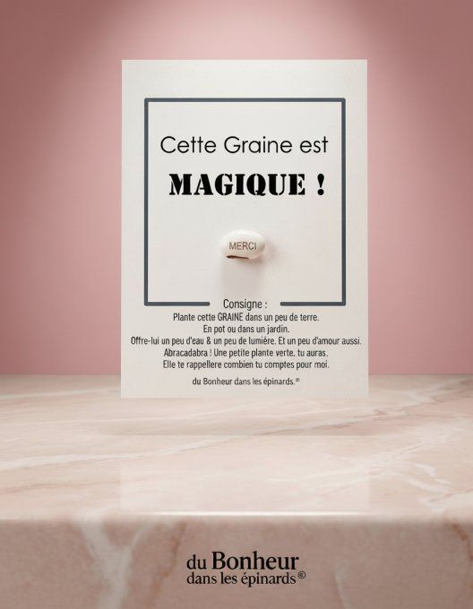 GRAINE DE REMERCIEMENT MAGIQUE - N03
