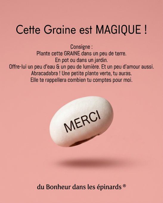 GRAINE DE REMERCIEMENT MAGIQUE - N03