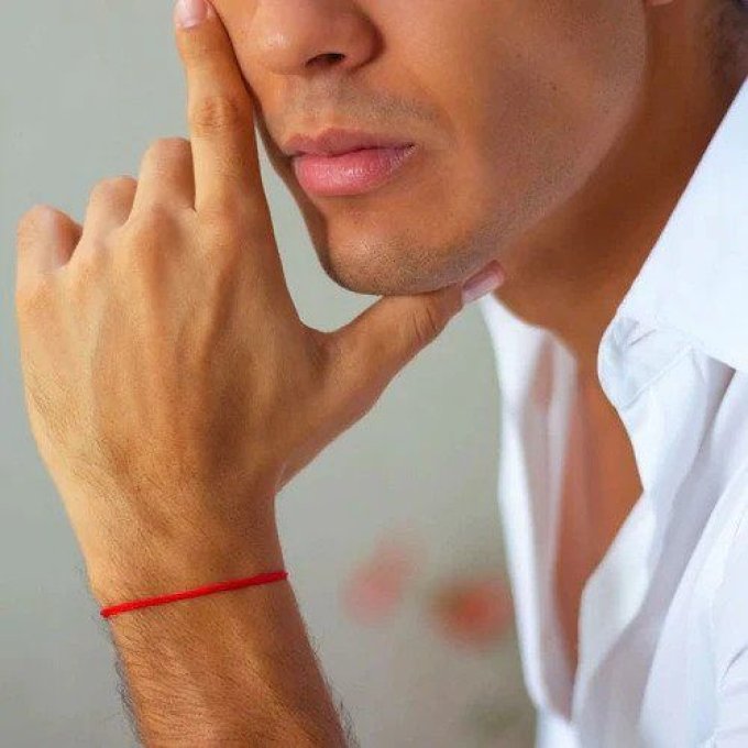 BRACELETS COUPLE - CORDON ROUGE