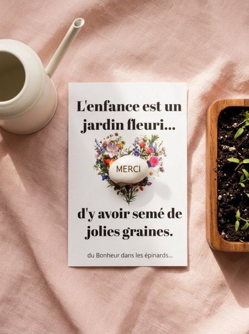 GRAINE MAGIQUE - FIN D'ANNEE SCOLAIRE - MERCI 