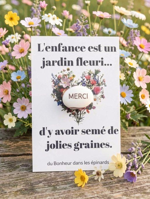 GRAINE MAGIQUE - FIN D'ANNEE SCOLAIRE - MERCI 