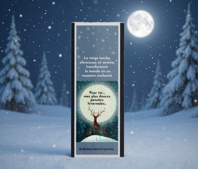 MARQUE - PAGE "DOUCES PENSEES HIVERNALES" - A19 