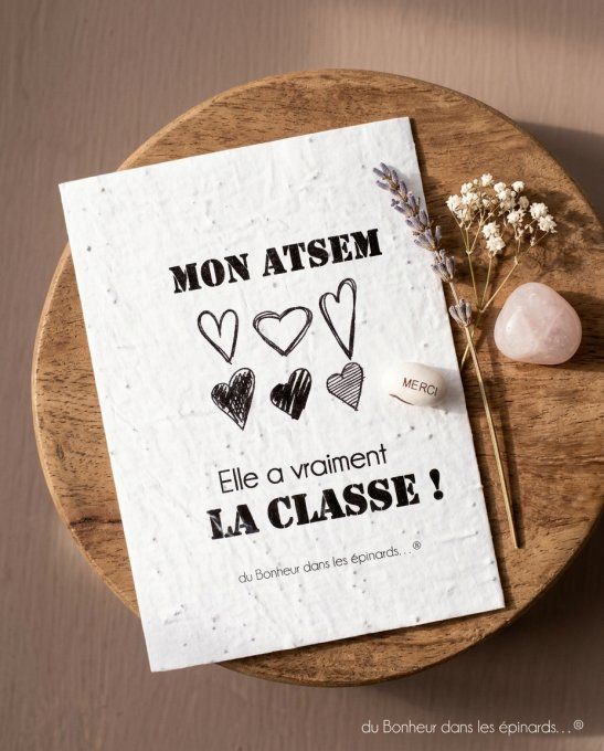  DUO MAGIQUE CARTE A PLANTER + GRAINE A PLANTER - ATSEM - D07