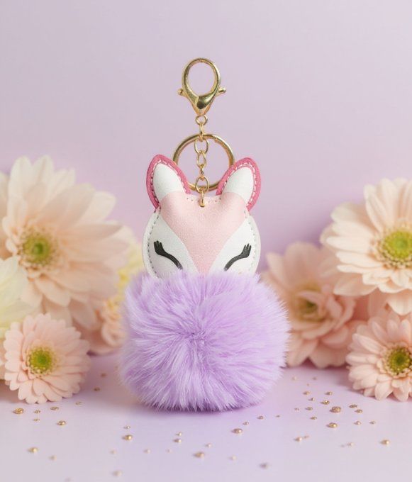 CARTE JE NE SUIS PAS ASSEZ PETITE + 1 BIJOU DE SAC JOLIE RENARDE- S23