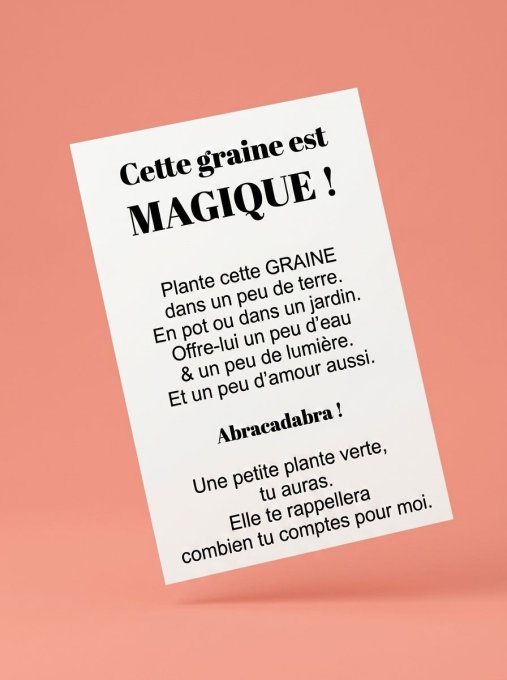 GRAINE MAGIQUE - PAPA JE T'AIME 