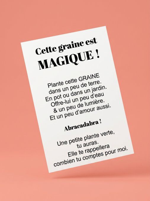 GRAINE MAGIQUE - MAMAN JE T'AIME